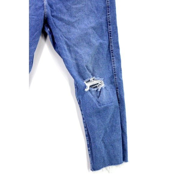 Signature Levi's Strauss Jeans Women Blue Light Washed High Rise Straight 20 W35 - Picture 5 of 10